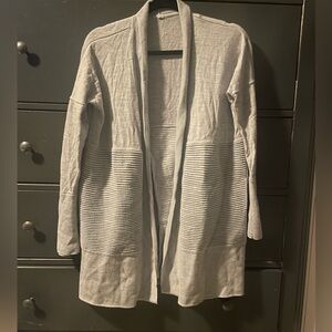 Lululemon Gray Open Front Cardigan